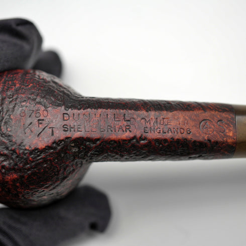 Circa 1968 British Vintage Dunhill Shell Briar Pipe with Crack