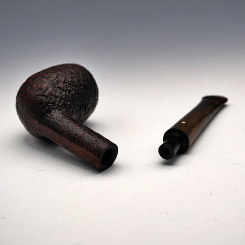 Circa 1968 British Vintage Dunhill Shell Briar Pipe with Crack
