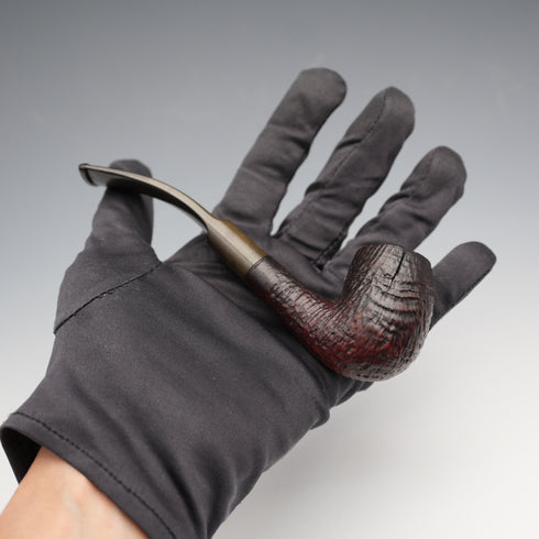 Circa 1980s Vintage British Dunhill Shell Briar Pipe, with cracks