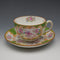 English Antique Minton Green Cockatrice Cup & Saucer