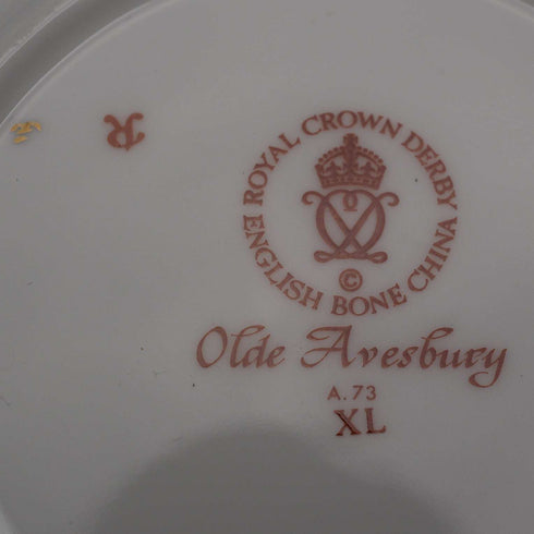 1977 United Kingdom Royal Crown Derby "Old Avesbury" Bone China Small Plate, 145mm Diameter