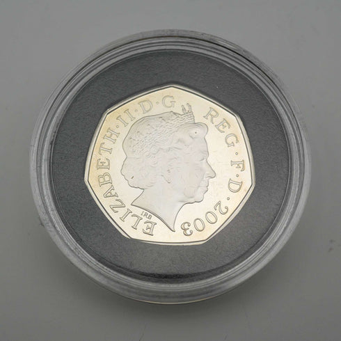 UK 50p Commemorative Silver Coin - 100th Anniversary of the Women's Social and Political Union - Royal Mint with Case and Certificate