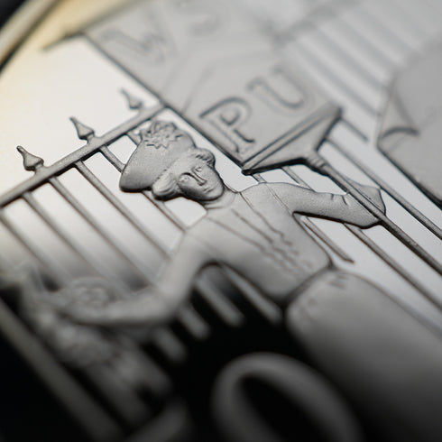 UK 50p Commemorative Silver Coin - 100th Anniversary of the Women's Social and Political Union - Royal Mint with Case and Certificate