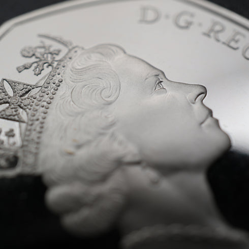 英国 50ペンス記念銀貨 第二次世界大戦 D-デ50周年 RoyalMint ケース・説明書付