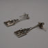 UK Vintage Rennie Mackintosh Style Sterling Silver Stud Earrings Carrick