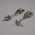 UK Vintage Rennie Mackintosh Style Sterling Silver Stud Earrings Carrick