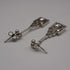 UK Vintage Rennie Mackintosh Style Sterling Silver Stud Earrings Carrick