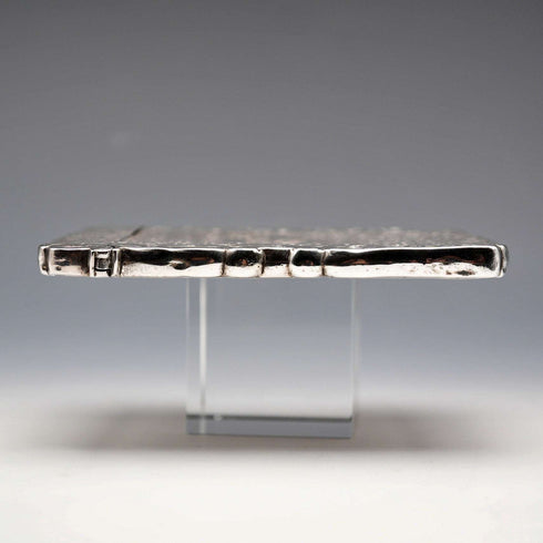 1885 English Antique Sterling Silver Card Case 54g Frederick Marson
