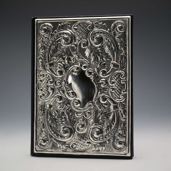 Italian Vintage Sterling Silver Address Book in Box, Unused