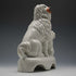 Late 19th Century English Antique Staffordshire Dogs, Parent and Child on Base, 20cm High