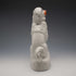Late 19th Century English Antique Staffordshire Dogs, Parent and Child on Base, 20cm High