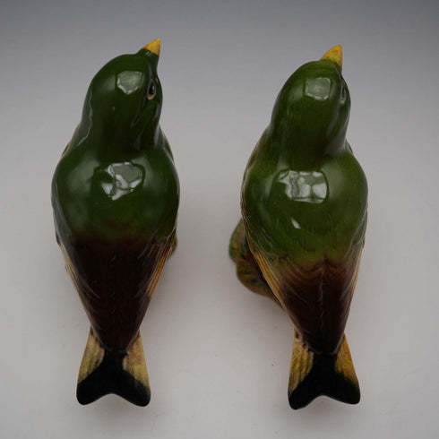 British Vintage Beswick Greenfinch Figurine Set of 2 (No. 2105)