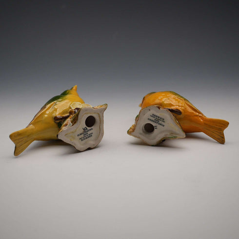 British Vintage Beswick Greenfinch Figurine Set of 2 (No. 2105)