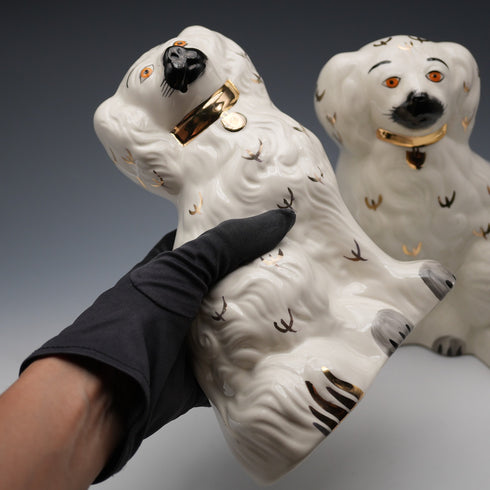 英国ヴィンテージ Beswick ベズウィック スタッフォードシャー・ドッグ 1378-5 高さ20cm
