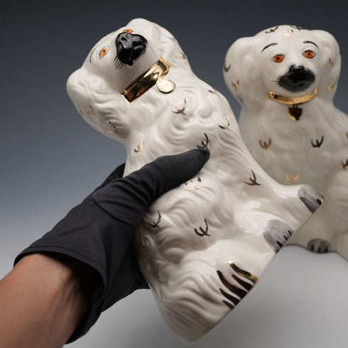 英國古董 Beswick 貝斯維克 斯塔福德郡犬 1378-5 高20公分