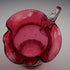 UK Vintage Victorian Cranberry Glass Enamel Decorated Jug
