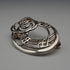 British Vintage Sterling Silver Rennie Mackintosh Style Rose Brooch Kit Heath