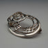 British Vintage Sterling Silver Rennie Mackintosh Style Rose Brooch Kit Heath