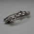UK Vintage Sterling Silver Rennie Mackintosh Style Triple Rose Brooch Historic Originals