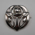 UK Vintage Sterling Silver Rennie Mackintosh Style Round Brooch Kit Heath