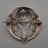 UK Vintage Sterling Silver Rennie Mackintosh Style Round Brooch Kit Heath