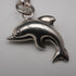 Vintage Silver-Plated Albert Chain with Dolphin Fob