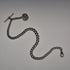 Vintage Silver Plated Albert Chain with 3 Pence Coin Fob
