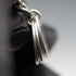 Vintage Silver Plated Albert Chain with 3 Pence Coin Fob