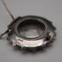 1893 English Antique Sterling Silver Hand-Engraved Swallow 2-Way Locket Brooch