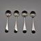 1902 English Antique Sterling Silver Salt Spoon 32g Z Barraclough&Sons