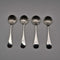 1902 English Antique Sterling Silver Salt Spoon 32g Z Barraclough&Sons