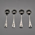 1902 English Antique Sterling Silver Salt Spoon 32g Z Barraclough&Sons