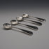 1902 English Antique Sterling Silver Salt Spoon 32g Z Barraclough&Sons