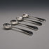1902 English Antique Sterling Silver Salt Spoon 32g Z Barraclough&Sons