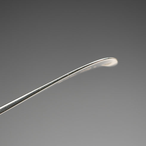 1902 English Antique Sterling Silver Salt Spoon 32g Z Barraclough&Sons