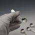 1902 English Antique Sterling Silver Salt Spoon 32g Z Barraclough&Sons