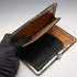1896 English Antique Sterling Silver Mounted Black Leather Wallet by Charles Penny Brown
