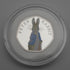 United Kingdom Beatrix Potter 150th Anniversary "Peter Rabbit" 50 Pence Commemorative Silver Coin Royal Mint, with Case and Booklet 00981