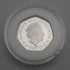 UK Beatrix Potter 150th Anniversary "Jeremy Fisher" 50p Proof Silver Coin with Royal Mint Case and Certificate 02065