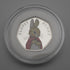United Kingdom Beatrix Potter 150th Anniversary "Flopsy Bunny" 50p Proof Silver Coin Royal Mint, with Case and Certificate of Authenticity 23782