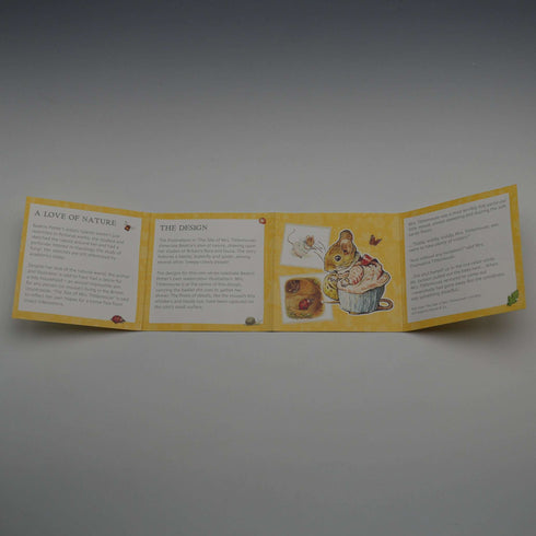 United Kingdom Beatrix Potter 150th Anniversary "Mrs. Tittlemouse" 50p Proof Silver Coin Royal Mint with Case and Certificate 26336