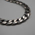 British Vintage Sterling Silver Curb Chain Necklace, 51cm, 64g