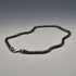 Vintage Sterling Silver 3D Curved Link Necklace 46cm 33g