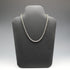 Vintage Sterling Silver 3D Curved Link Necklace 46cm 33g
