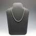 Vintage Sterling Silver 3D Curved Link Necklace 46cm 33g