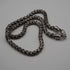 Vintage Sterling Silver 3D Curved Link Necklace 46cm 33g