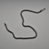 Vintage Sterling Silver 3D Curved Link Necklace 46cm 33g