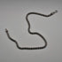 Vintage Sterling Silver 3D Curved Link Necklace 46cm 33g