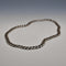 British Vintage Sterling Silver Curb Chain Necklace, 52cm, 66g, with Case