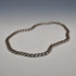 British Vintage Sterling Silver Curb Chain Necklace, 52cm, 66g, with Case